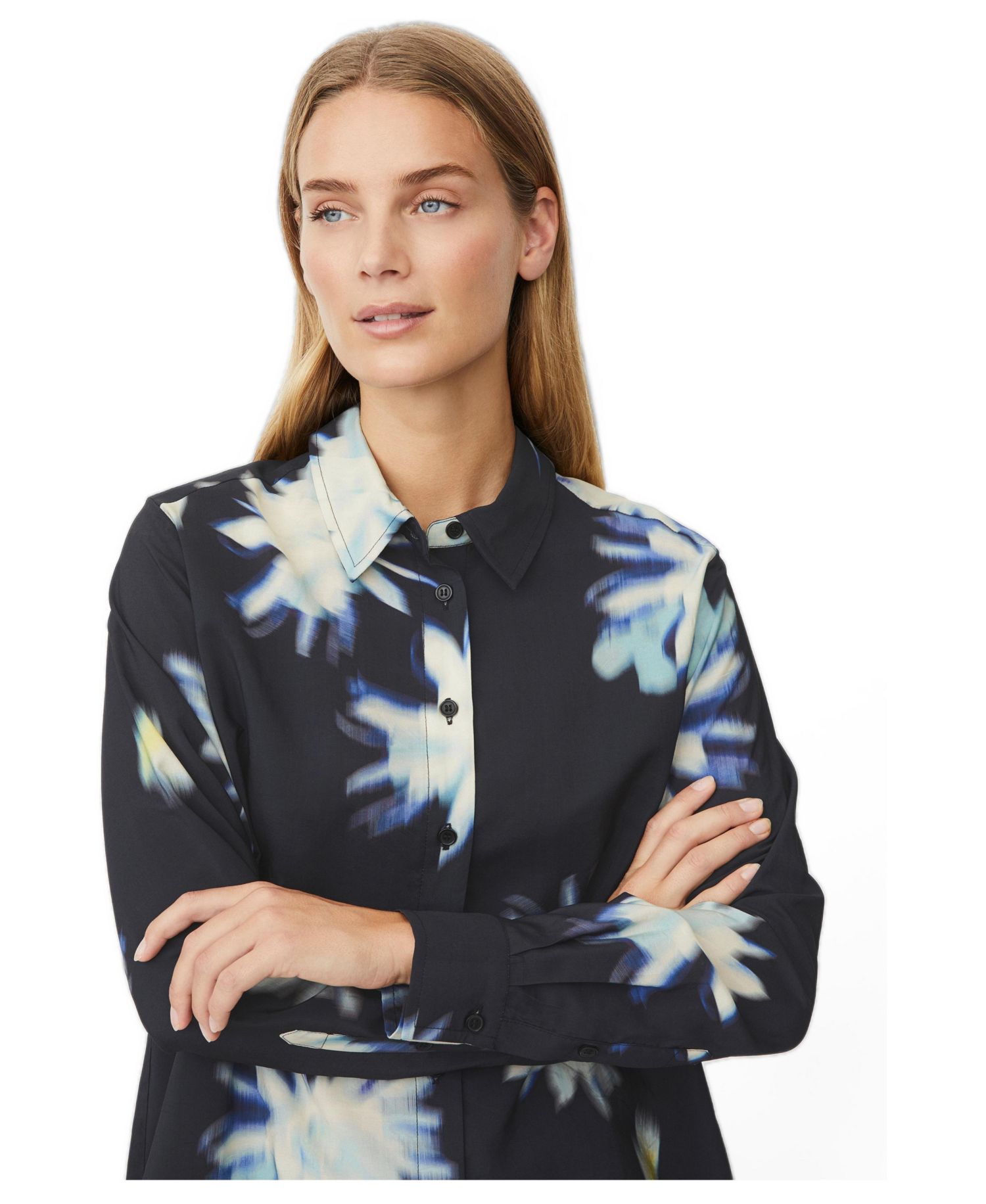 Women's Imma Long Sleeve Collared Shirt