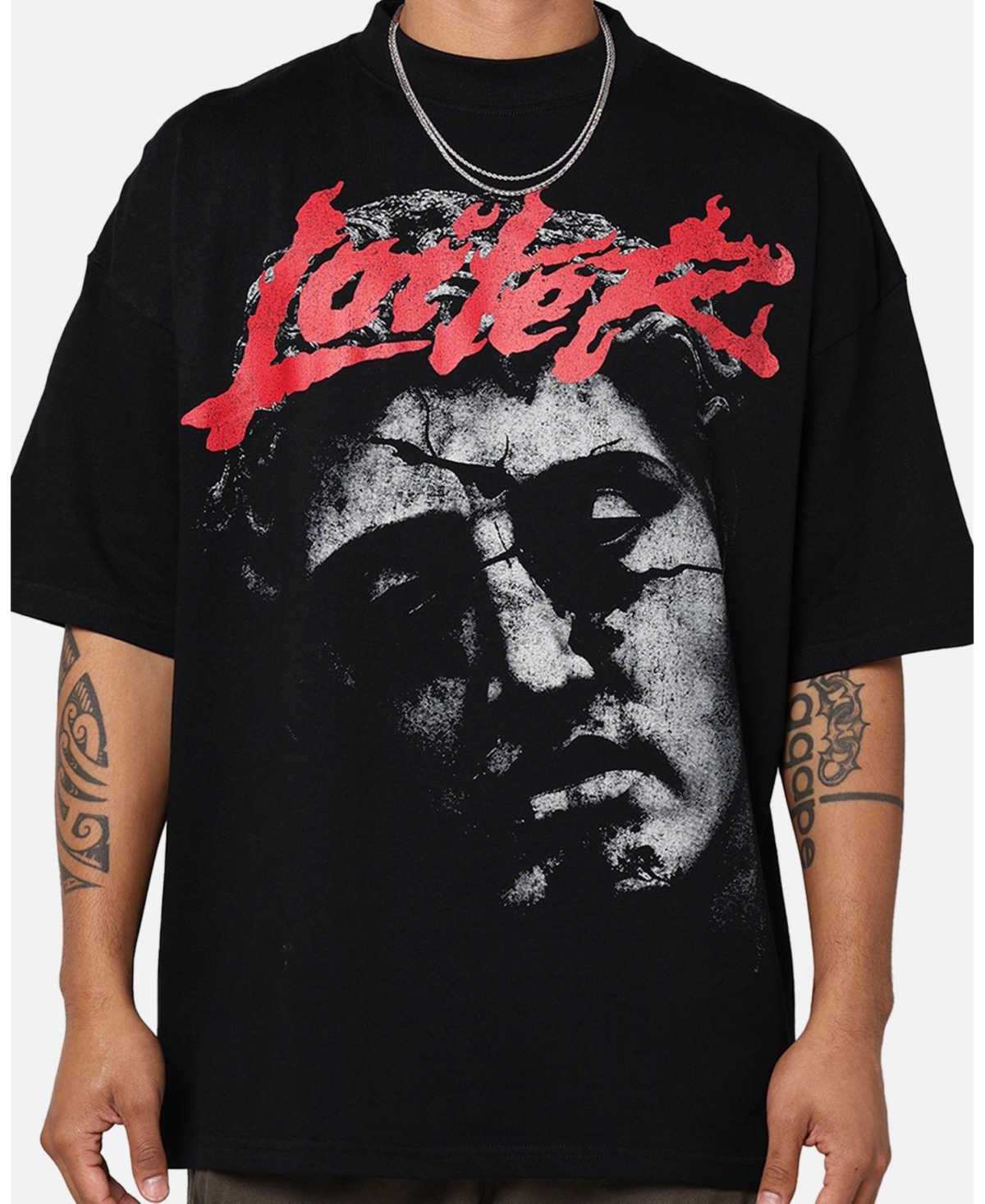 mnml Men's Loiter Search And Destroy Oversized T