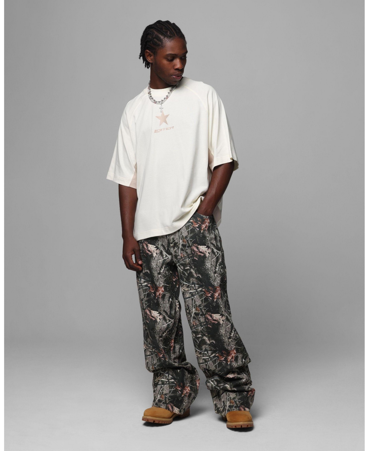 Loiter Men's mnml Daytona Panel Tee