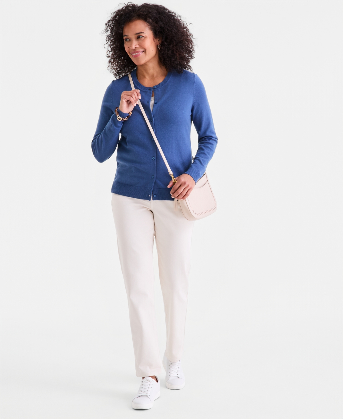 Style & Co Women's Button-Down Long-Sleeve Cardigan, Created for Macy's