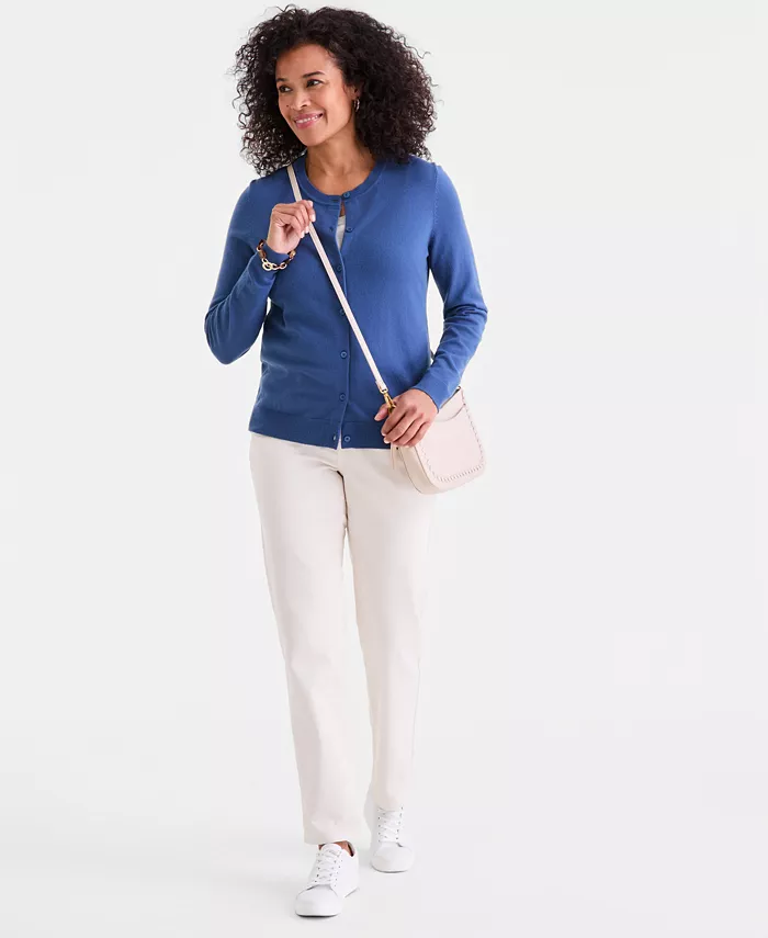 Women's Button-Down Long-Sleeve Cardigan - thumbnail 10