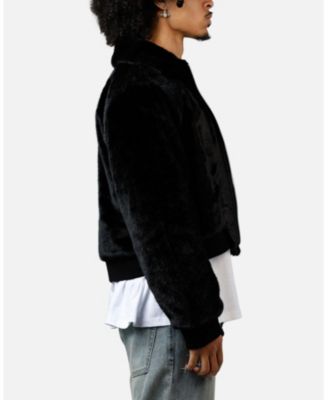 Men's Night Wolf Faux Jacket