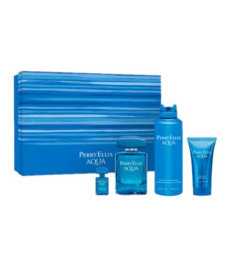 Perry Ellis - Aqua 4-Pc. Eau De Toilette, Shower Gel & Body Spray Gift Set