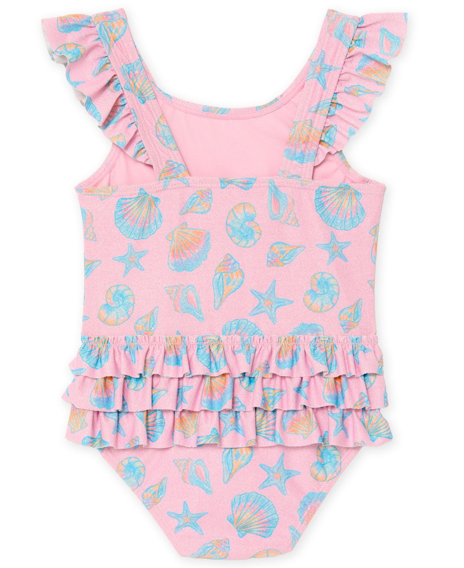 Girls' Toddler 2T-5T Square Neck One-Piece Swimsuit