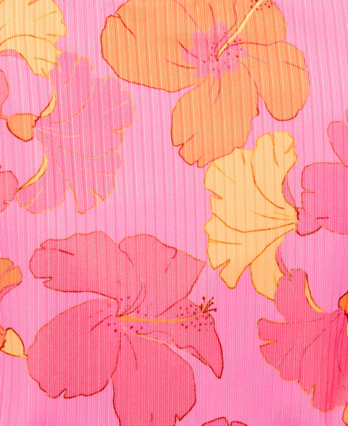 Angel Beach Girls 7-16 Hibiscus Print Rash Guard, Bikini and Hipster Bottom, 3-Piece Set