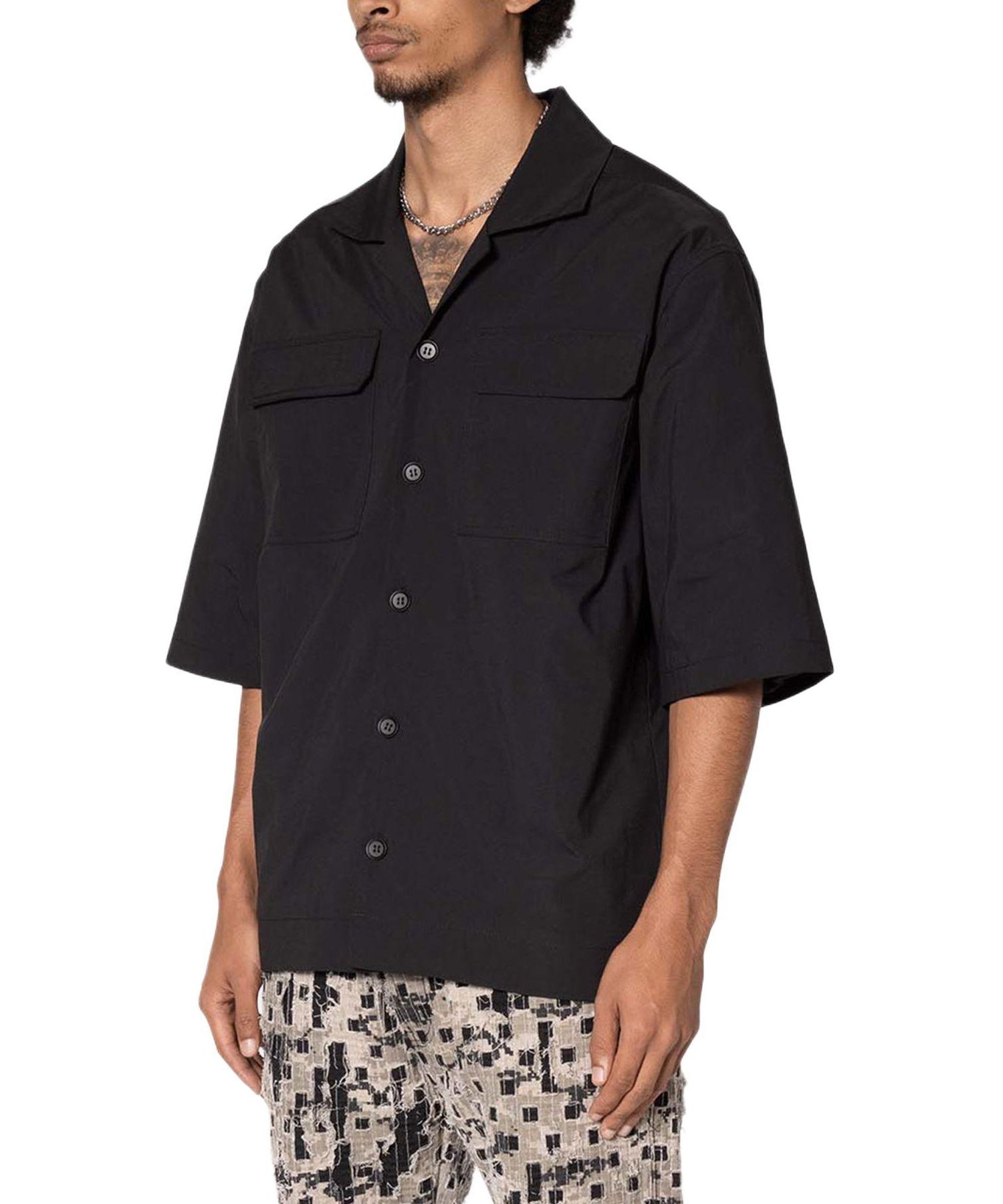 Men's Lined Woven Nylon Shirt