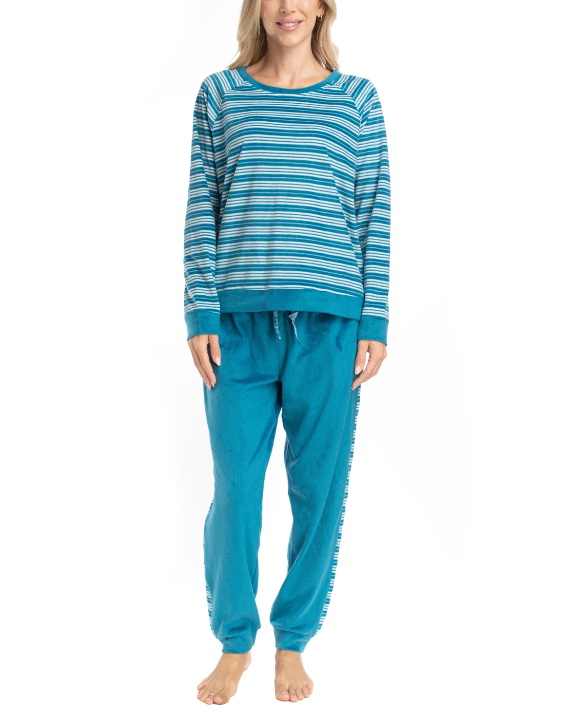 Muk Luks Likely To Lounge Pj Set In Blue