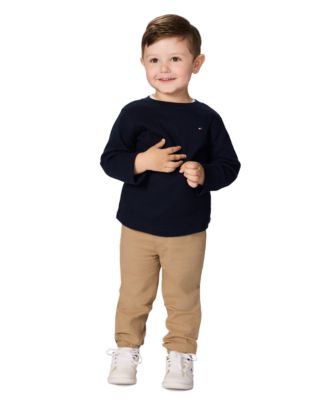 Boys' Toddler 2T-4T Thermal T-Shirt, Jersey T-Shirt and Jogger, 3-Piece Set