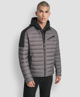 Men's Moto Quilted Puffer Jacket