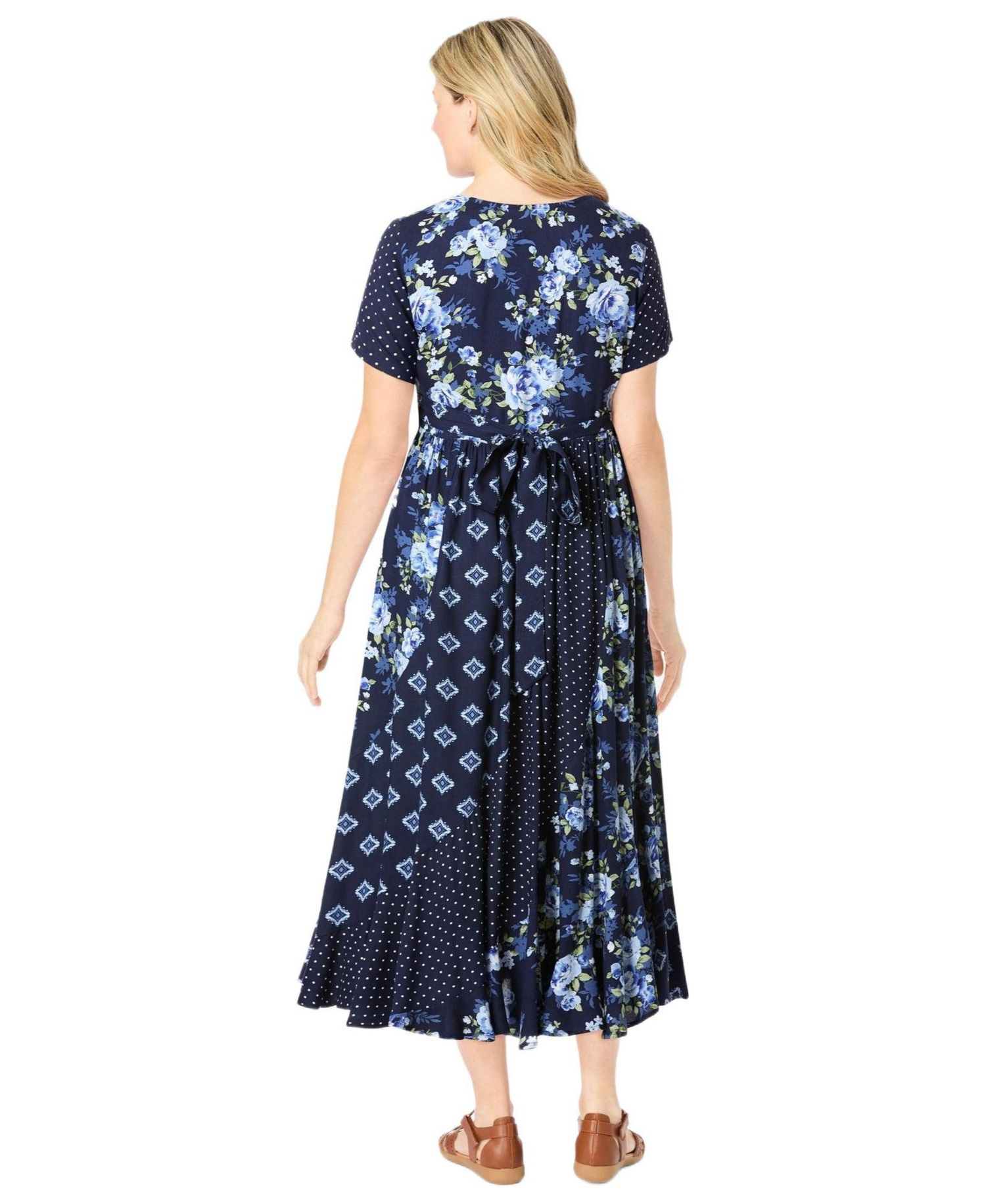 Women's Within Mixed Print Maxi Dress