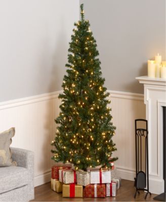 Acacia Pre-lit Christmas Tree with 300 Clear Incandescent Lights, 6'