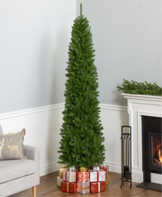 National Tree 7.5' Kingswood Fir Hinged Pencil Tree
