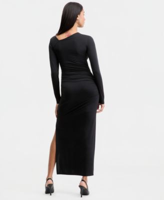 Women's Draped Maxi Dress, Macy's Exclusive
