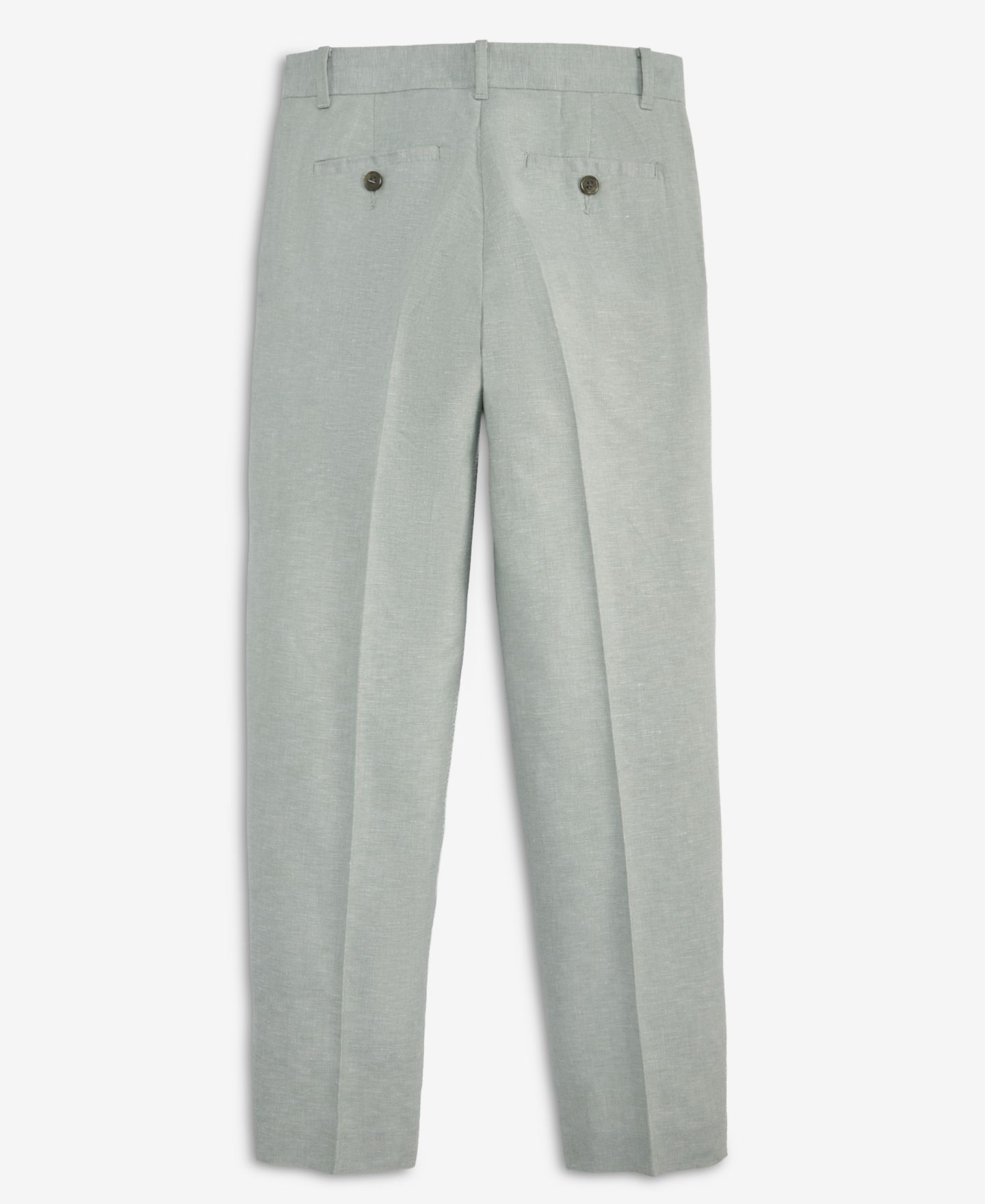 Брюки Calvin Klein Green Tri-Blend Linen Suit Pants для мальчиков, цвет: Зелёный — фото 3