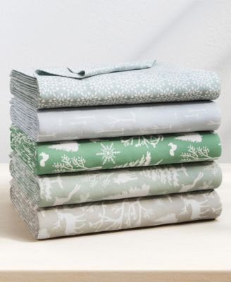 Ultra-Soft Turkish Cotton Flannel Winter Floral Print Sheet