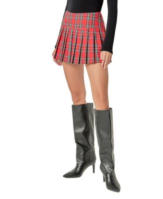 Women's Plaid Mini Skirt