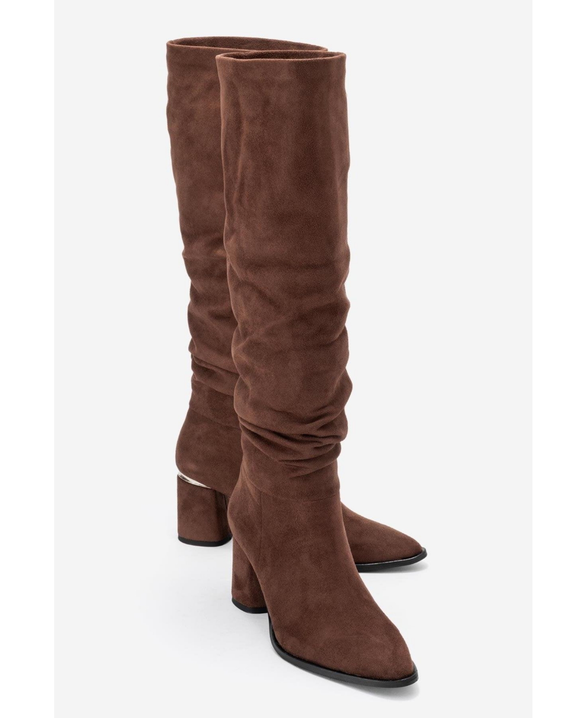 Prologue Shoes Vianella Block Heel Knee High Boot (Women)