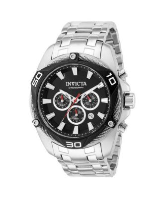 Men's 38569 Bolt Quartz Chronograph Black Dial Watch