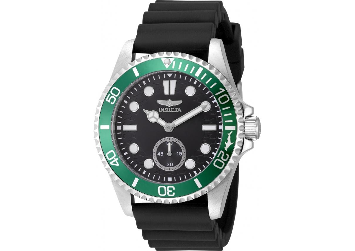 Invicta Men's 49343 Pro Diver Quartz VD78 Black Dial Watch