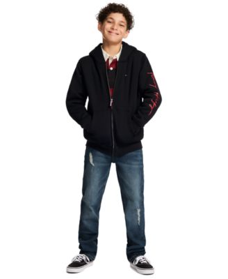 Boys 8-20 Signature Fleece Zip-Up Sherpa Hoodie
