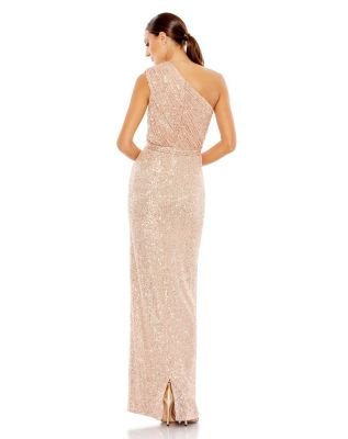 Women's Ieena Sequined Ruched One Shoulder Gown