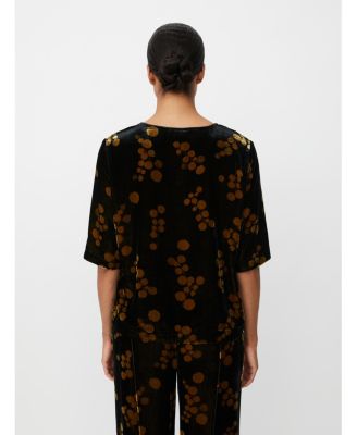 Women's Estela V-Neck Short Sleeve Blouse