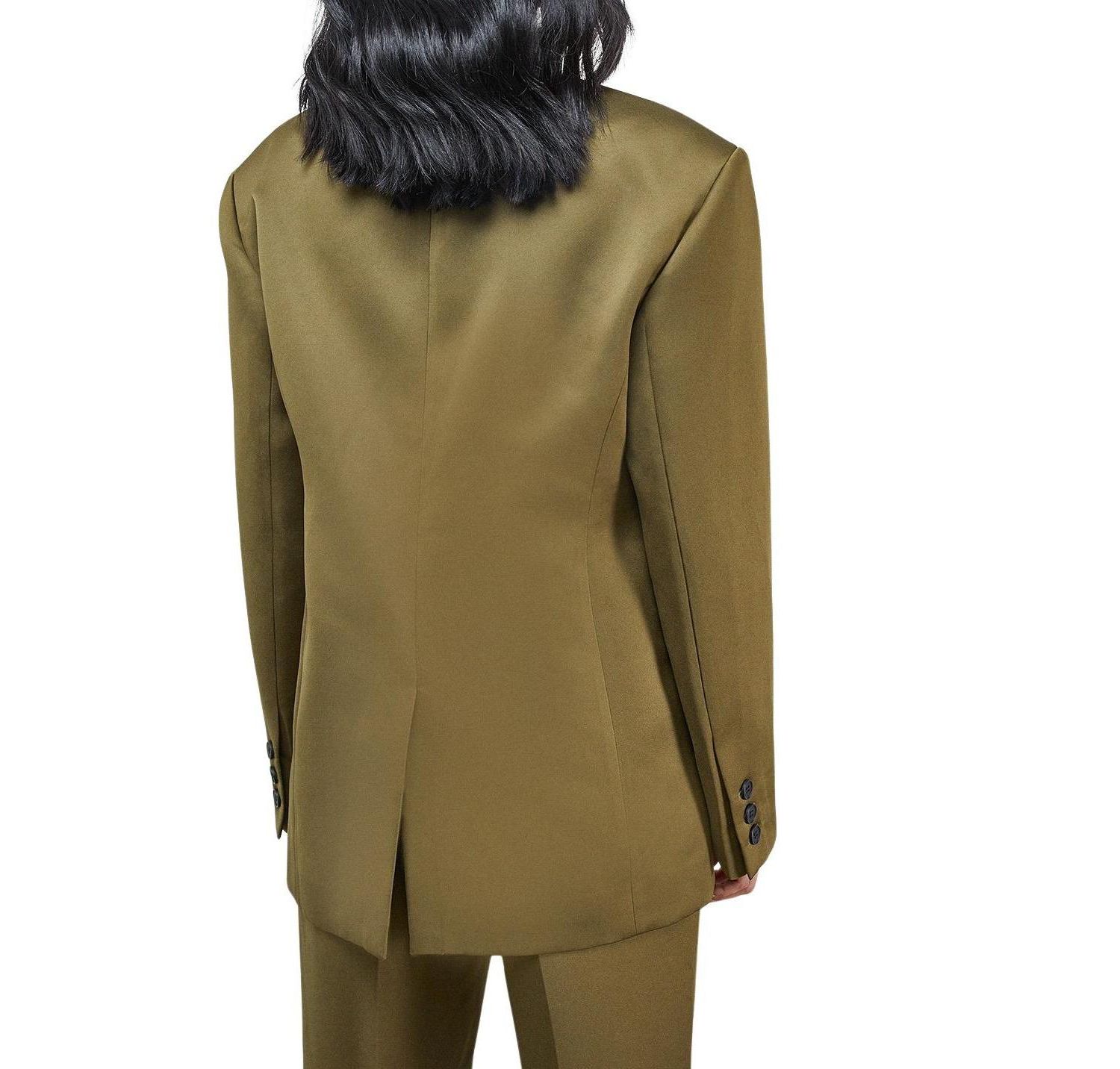 Women's Premium Satin Oversized Blazer