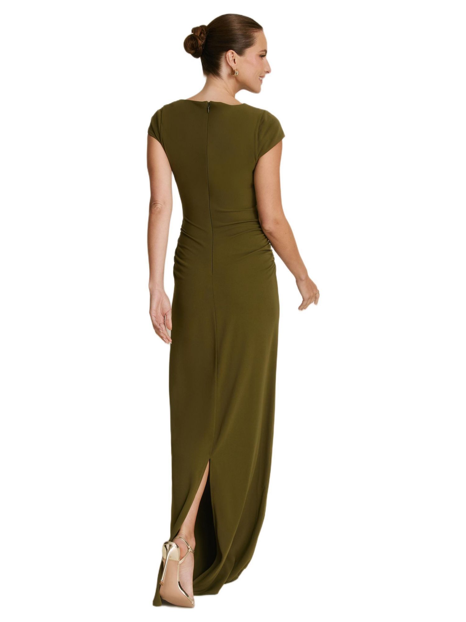 Women's Twist Bust Short Sleeve Stretch