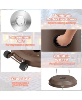 50000 BTU Propane Patio Heater with Round Table Design