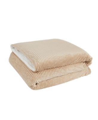 Plush Corduroy Blanket, King