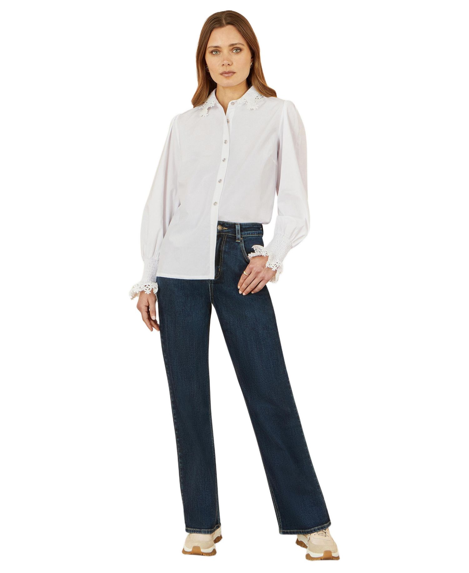 Women's Lace Trim Shirt