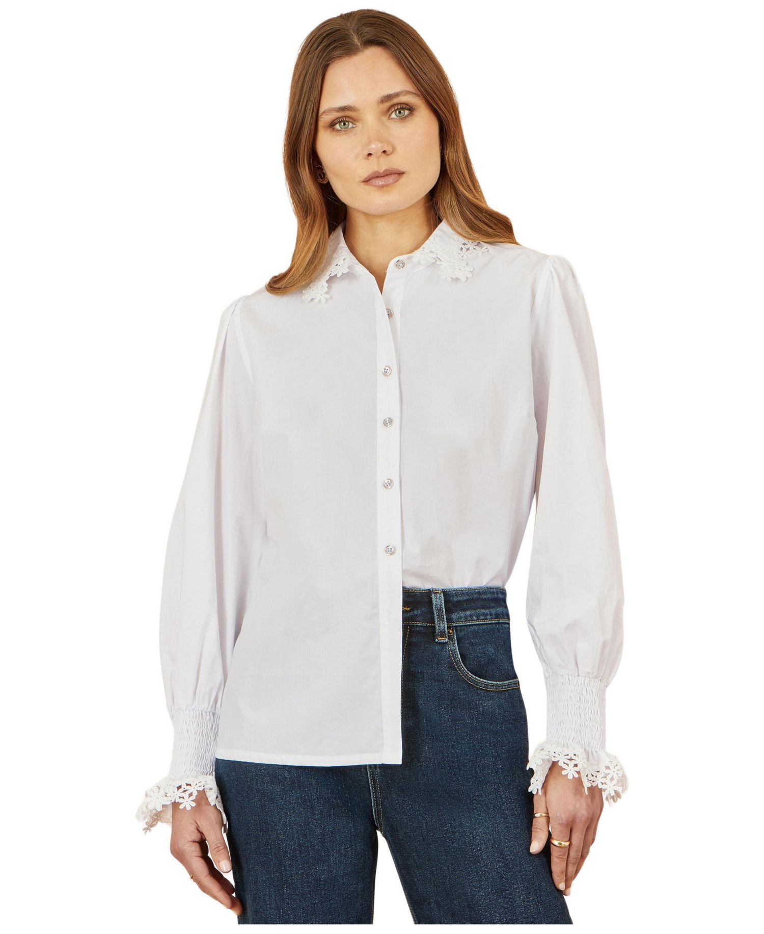 Women's Lace Trim Shirt