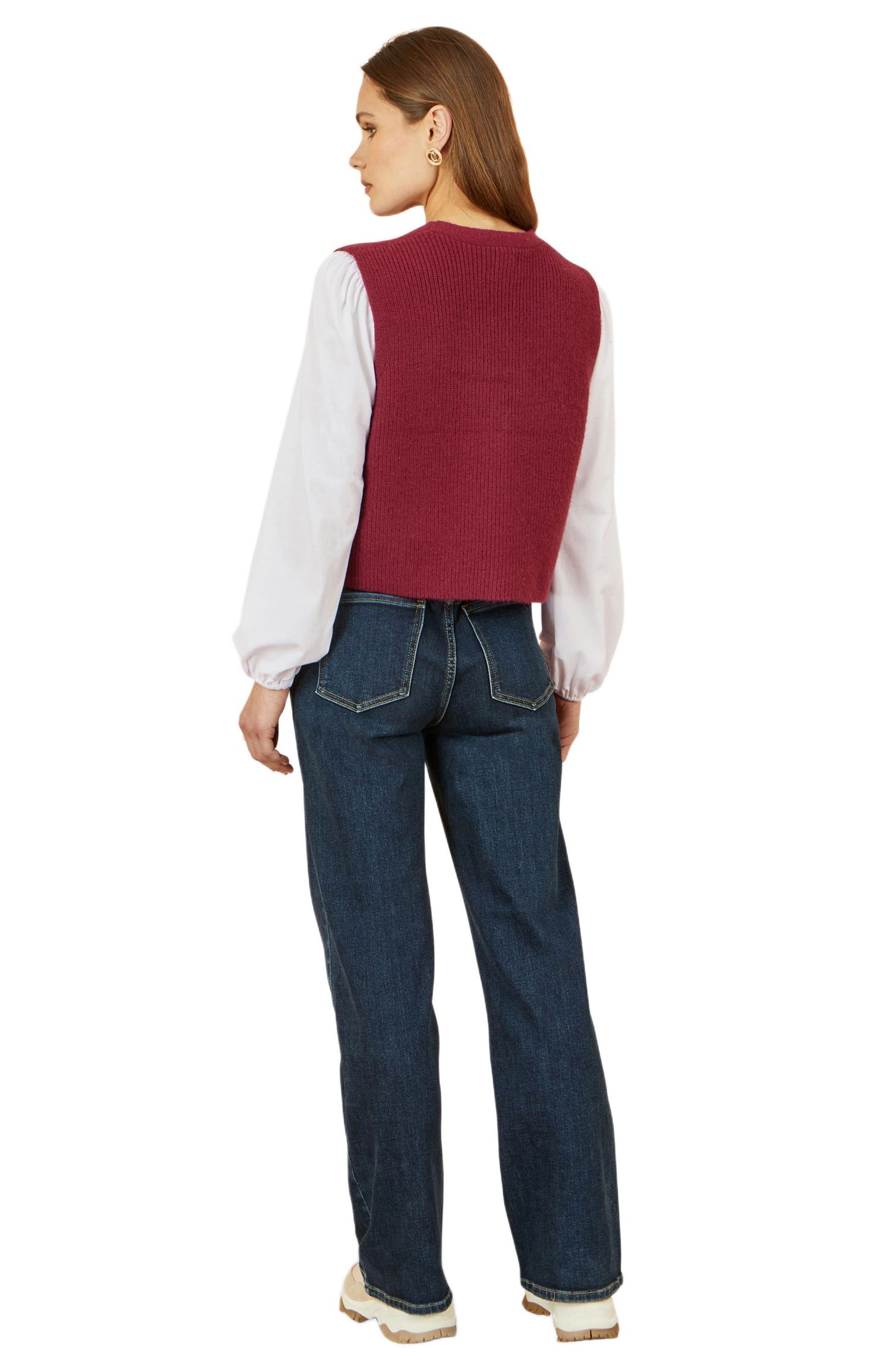 Women's Knitted Pullover Waistcoat