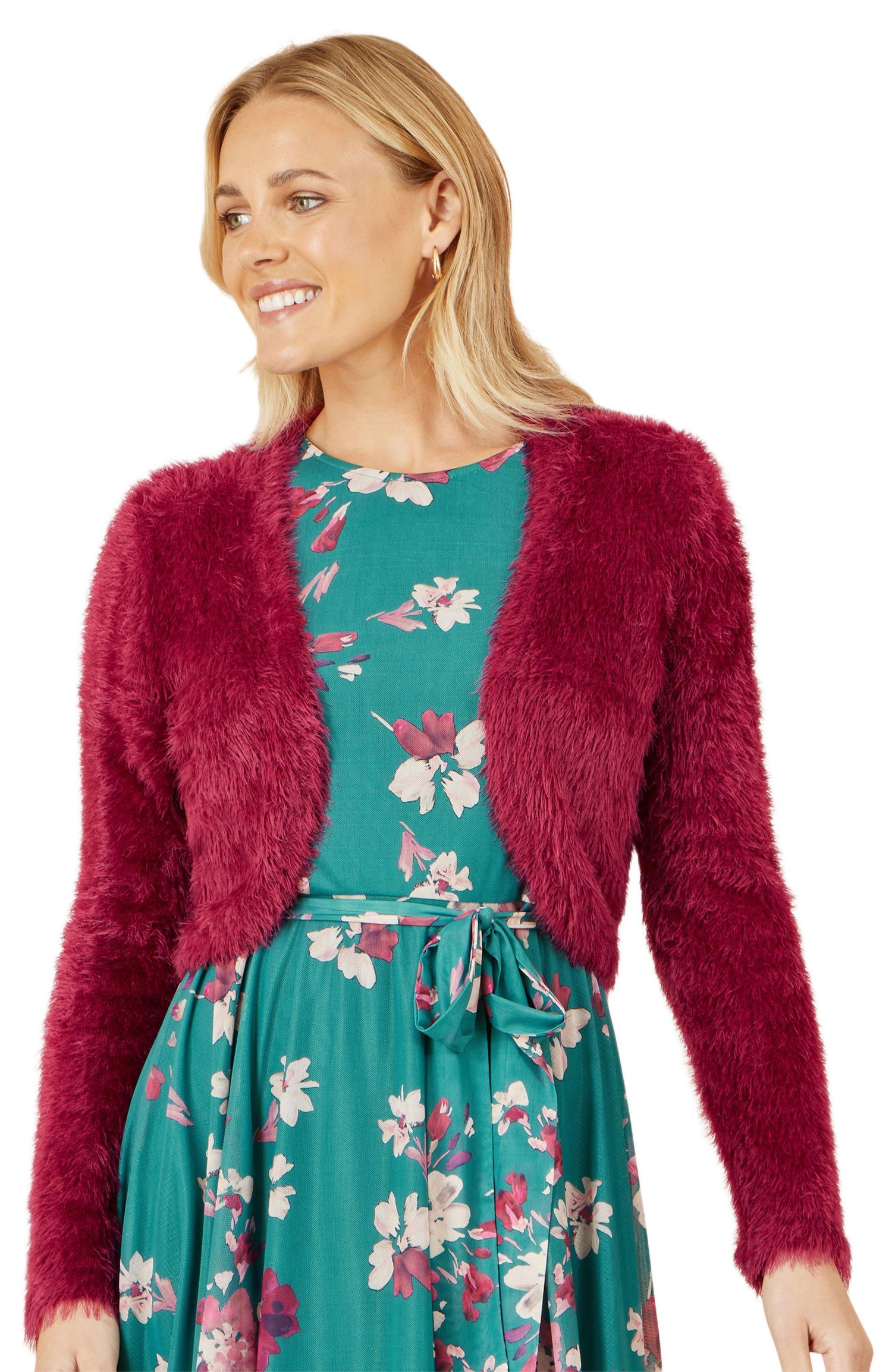Women's Eyelash Knit Bolero