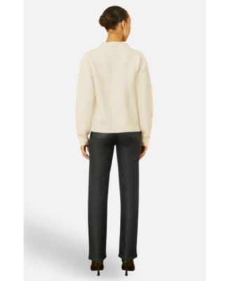 Women's 's Relaxed Fit Floral Sequin Sweater