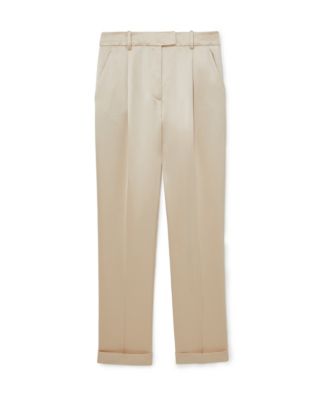Women's Satin Tapered Pants