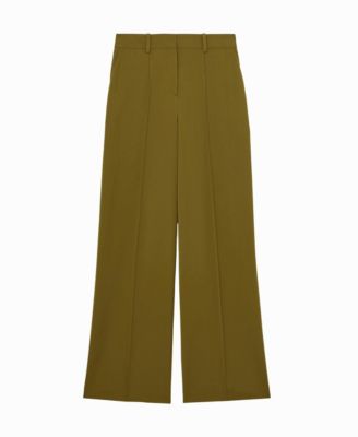Women's Wide-Leg Pintuck Pants