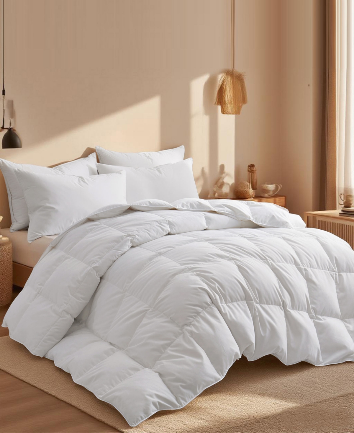 Unikome Year Round Ultra Soft Down and Feather Fiber Comforter