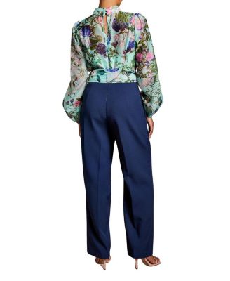 Women's Pintuck Detail Wide Leg Jumpsuit