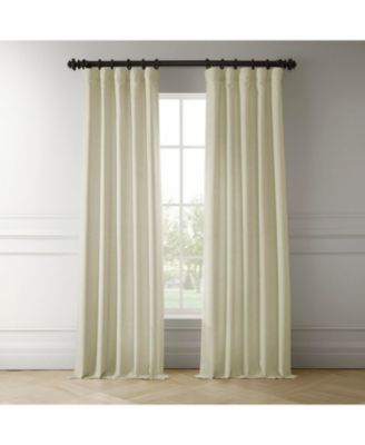 Italian Faux Linen Room Darkening Curtain