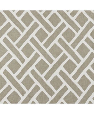 Geometric Printed Cotton Room Darkening Curtain