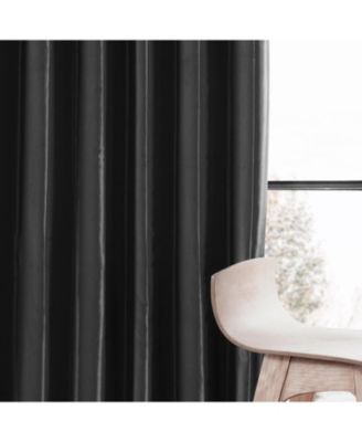 Faux Silk Taffeta Blackout Curtain