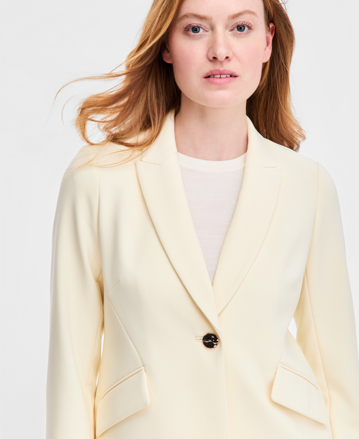 Anne Klein Petite Notch Lapel Jacket