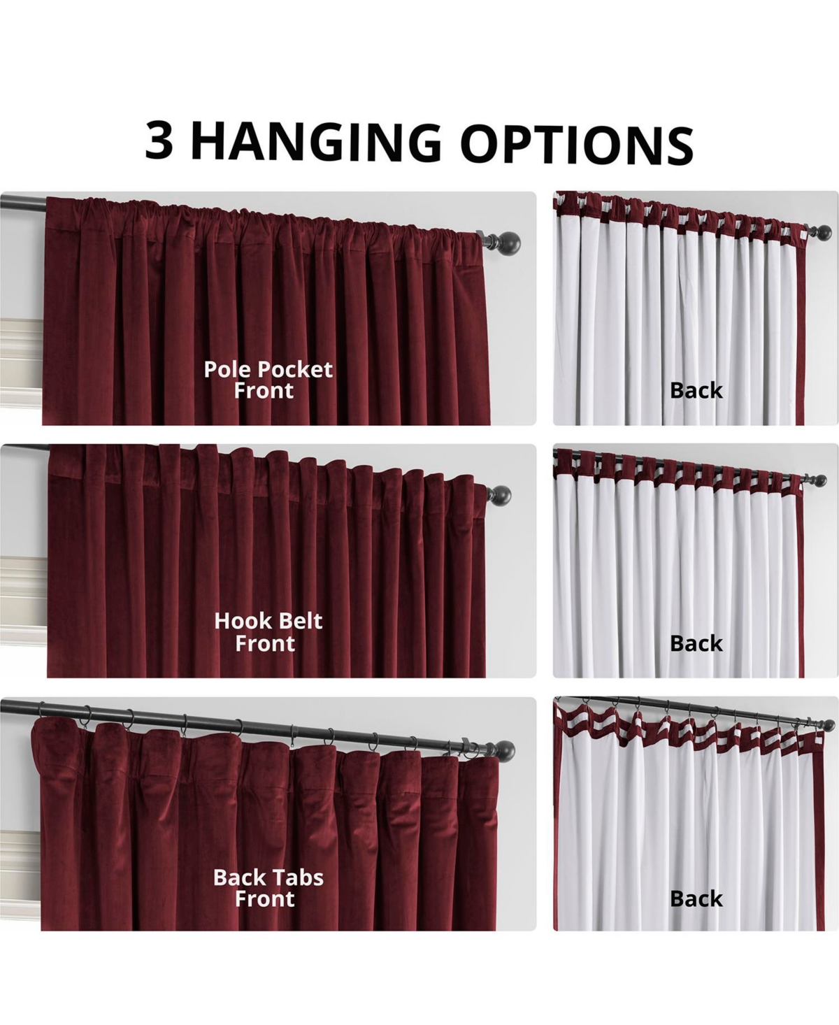 Half Price Drapes Signature Extra Wide Velvet Blackout Curtain