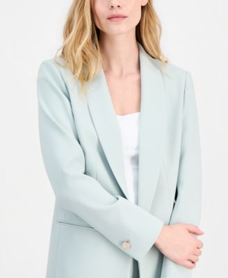 Women's Shawl-Collar Open-Front Blazer