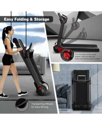 2.25 HP Electric Motorized Folding Running Treadmill Machine with LED Display