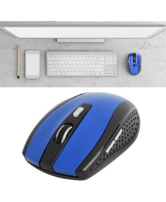 Wireless Mouse with USB Mini Receiver, 2.4GHz Ergonomic Optical Mouse, 1600DPI Computer Mouse for Laptop PC Notebook