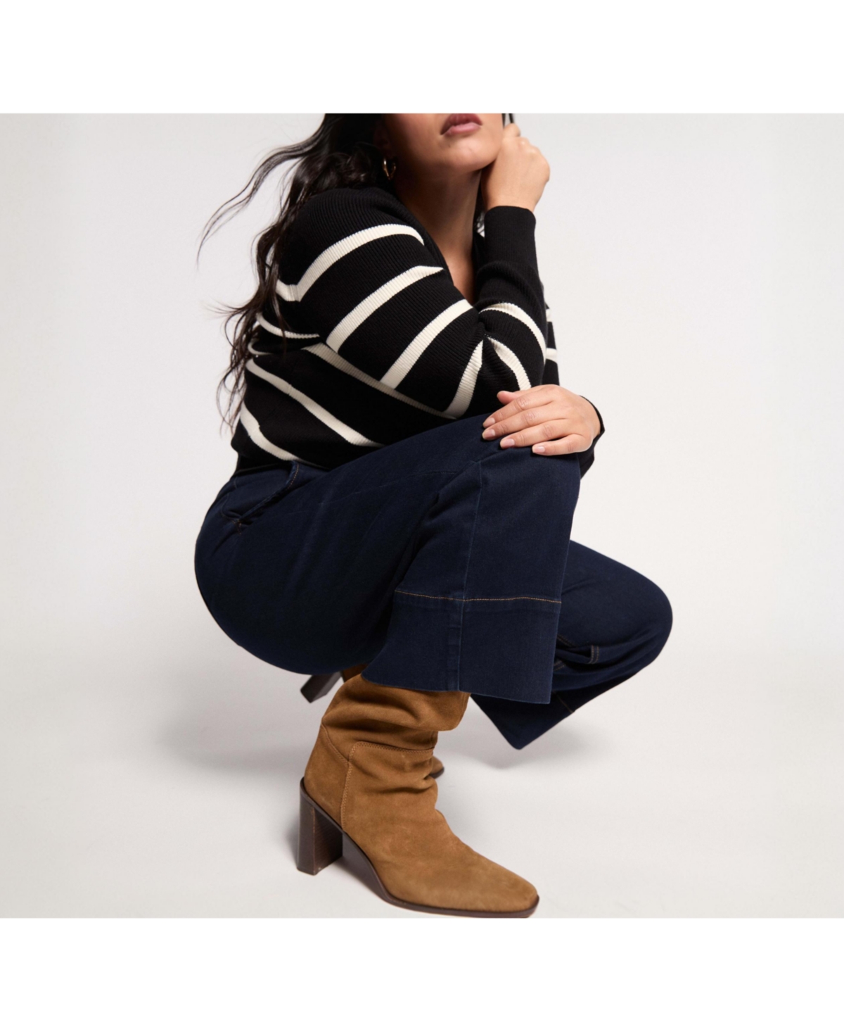 Universal Standard Women's Carol High Rise Cropped Jeans