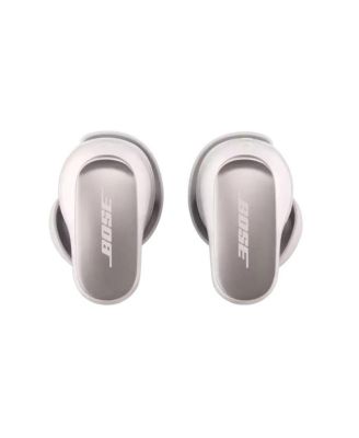 QuietComfort Ultra Wireless Noise Cancelling Earbuds, White Smoke, Bundle with USB-C/USB-A Wall Charger