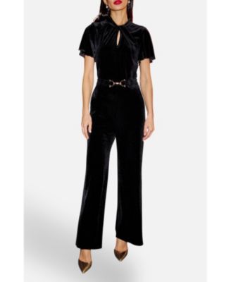 Women's Check Wrap Skirt With Buckle